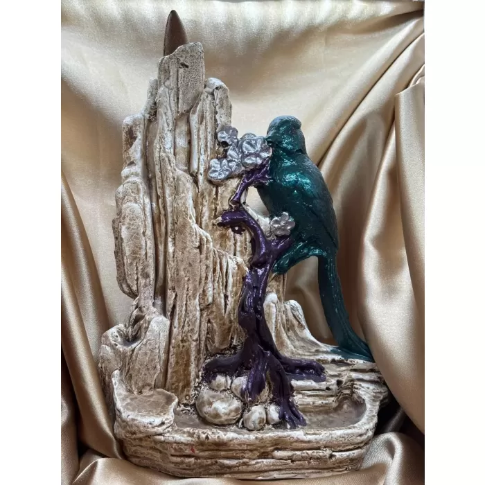 kuş geri akış tütsülük(koyu yeşil)