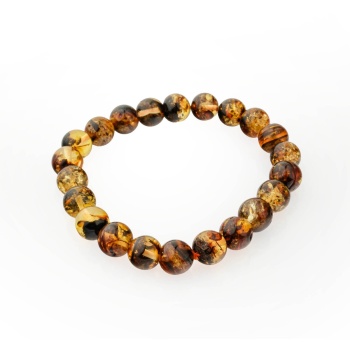 Yetişkin Kehribar Bileklik (7-8mm)