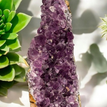 AMETİST DEKORATİF HAM TAŞ (674 GR) (7*16 cm)