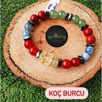 KOÇ BURCU DOĞALTAŞ BİLEKLİĞİ