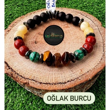 OĞLAK BURCU DOĞALTAŞ BİLEKLİĞİ
