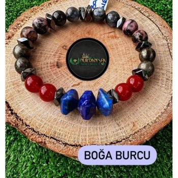 BOĞA BURCU DOĞALTAŞ BİLEKLİĞİ