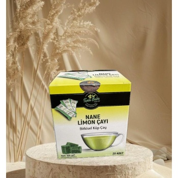NANE LİMON DOĞAL KÜP ÇAY (TEKLİ PAKET) 100 GR