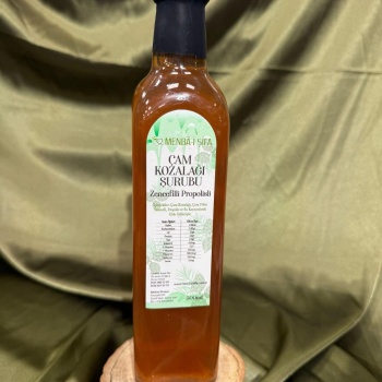 ÇAM KOZALAĞI ŞURUBU (PROPOLİS,ZENCEFİL İLAVELİ)
