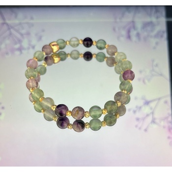 FLORİT 6 mm. DOĞALTAŞ BİLEKLİK