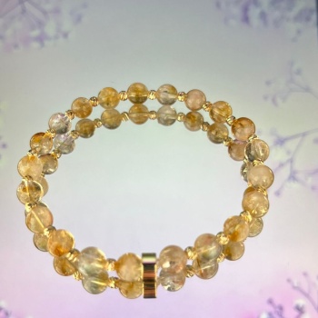 SİTRİN 6 mm. DOĞALTAŞ BİLEKLİK