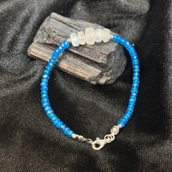 7A+ Kalite Apatit ve Ay Taşı Bileklik