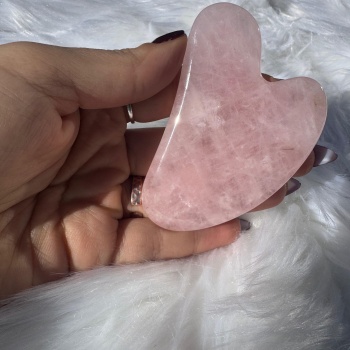 Pembe Kuvars Gua Sha