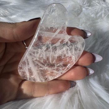 Kristal Kuvars Gua Sha