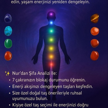 Kişiye Özel 7 Çakra ve Doğaltaş Analizi