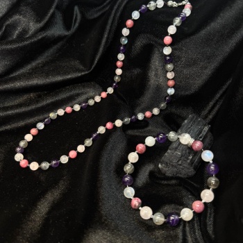 Yengeç Burcu Doğaltaş Bileklik ve Kolye