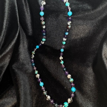 Kova Burcu Doğaltaş Kolye