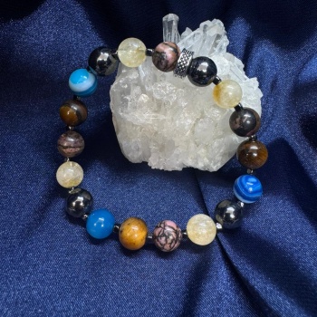 Erkek Öğrenci Başarı Doğaltaş Bileklik