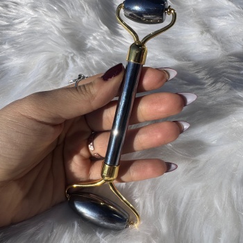 Terahertz Taşı Face Roller (Gold)
