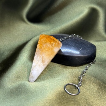 Sitrin Doğal Taş Pandül (Sarkaç)