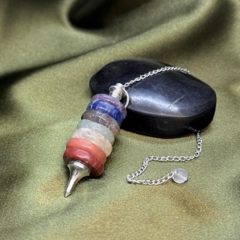 7 Çakra Doğal Taş Pandül (Sarkaç)