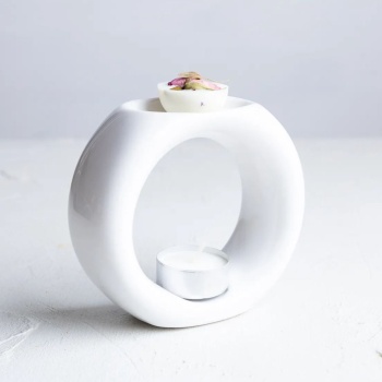 Yüzük Model Buhurdanlık (Beyaz)