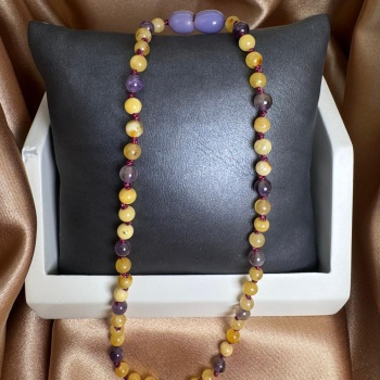 Kehribar Kolye (0-6 yaş / 32-38 cm)