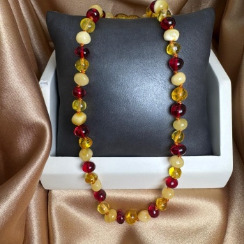 Kehribar Kolye (0-6 yaş / 32-38 cm)