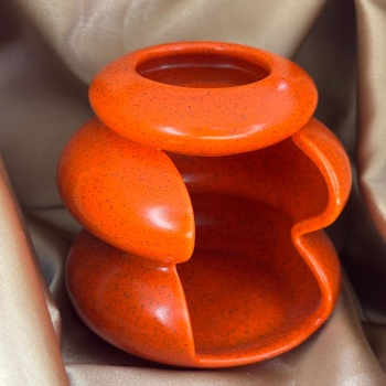 Boğumlu Model Buhurdanlık (Turuncu)