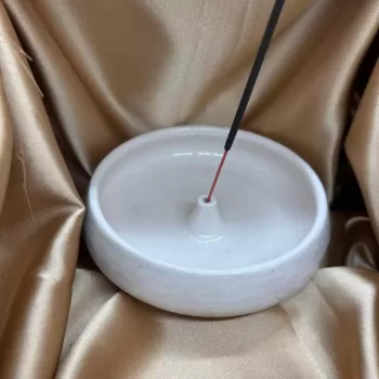 Çanak Model Çubuk Tütsülük Büyük (Beyaz)