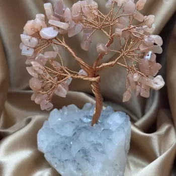 Güneş ve Kristal Zemin Ağaç Küçük