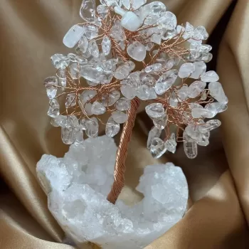 Kristal Kuvars Kristal Zemin Ağaç Küçük