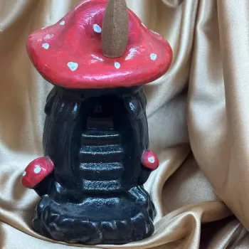 Mantar Geri Akış Tütsülük Küçük (Kırmızı)