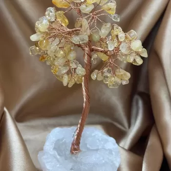 Sitrin ve Kristal Zemin Ağaç Küçük