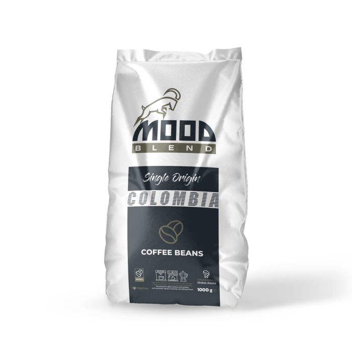 Mood Blend Single Origin Colombia Çekirdek Kahve 1000 Gr.