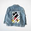 Mickey Mouse Baskılı Denim Ceket