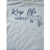 Keep Life Simple Yazılı Kız Çocuk Takımı
