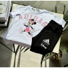 Disney Minnie Mouse Baskılı Kız Çocuk Takımı (Siyah Tayt)