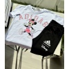 Disney Minnie Mouse Baskılı Kız Çocuk Takımı (Siyah Tayt)