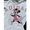Disney Minnie Mouse Baskılı Kız Çocuk Takımı (Siyah Tayt)