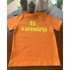 Balenciaga Baskılı Çocuk Tişört – Turuncu