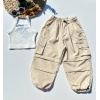 LA CİEL PARİS CROP PANTOLON TAKIM - BEJ