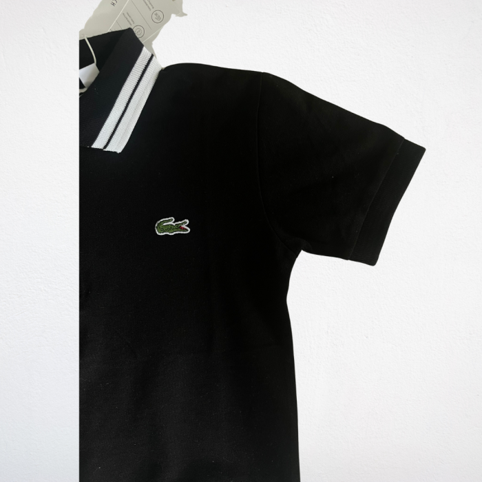 Erkek Çocuk Polo Yaka Tişört – Siyah