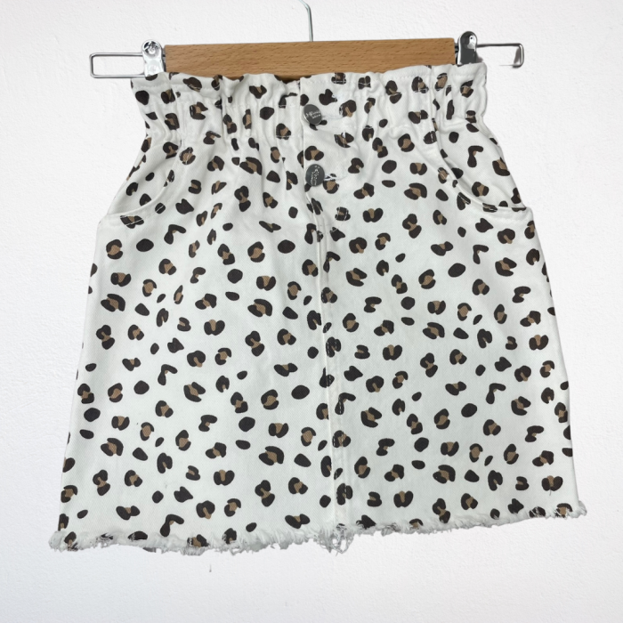 Leopar Desenli Takım – Gömlek & Etek