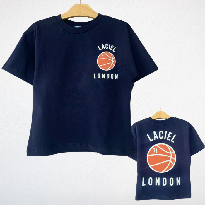 La Ciel Paris Takım – Lacivert Tshirt & Şort (Basketbol Temalı)