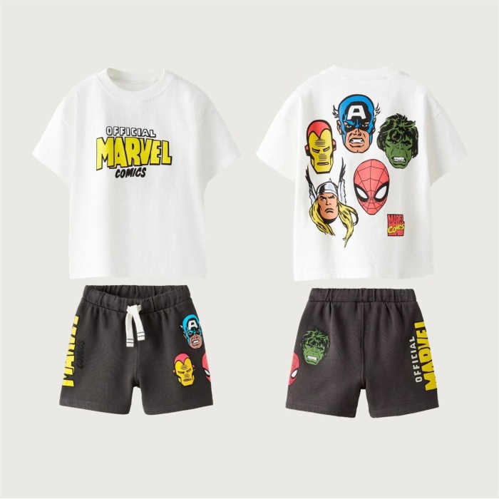 Marvel Comics 2’li Takım (Beyaz-Siyah)