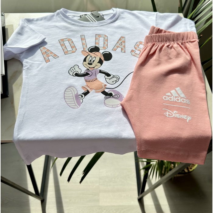 Disney Minnie Mouse Baskılı Kız Çocuk Takım