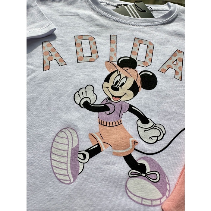 Disney Minnie Mouse Baskılı Kız Çocuk Takım