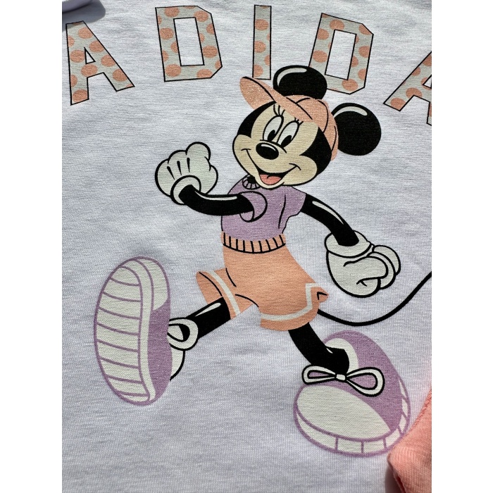 Disney Minnie Mouse Baskılı Kız Çocuk Takım
