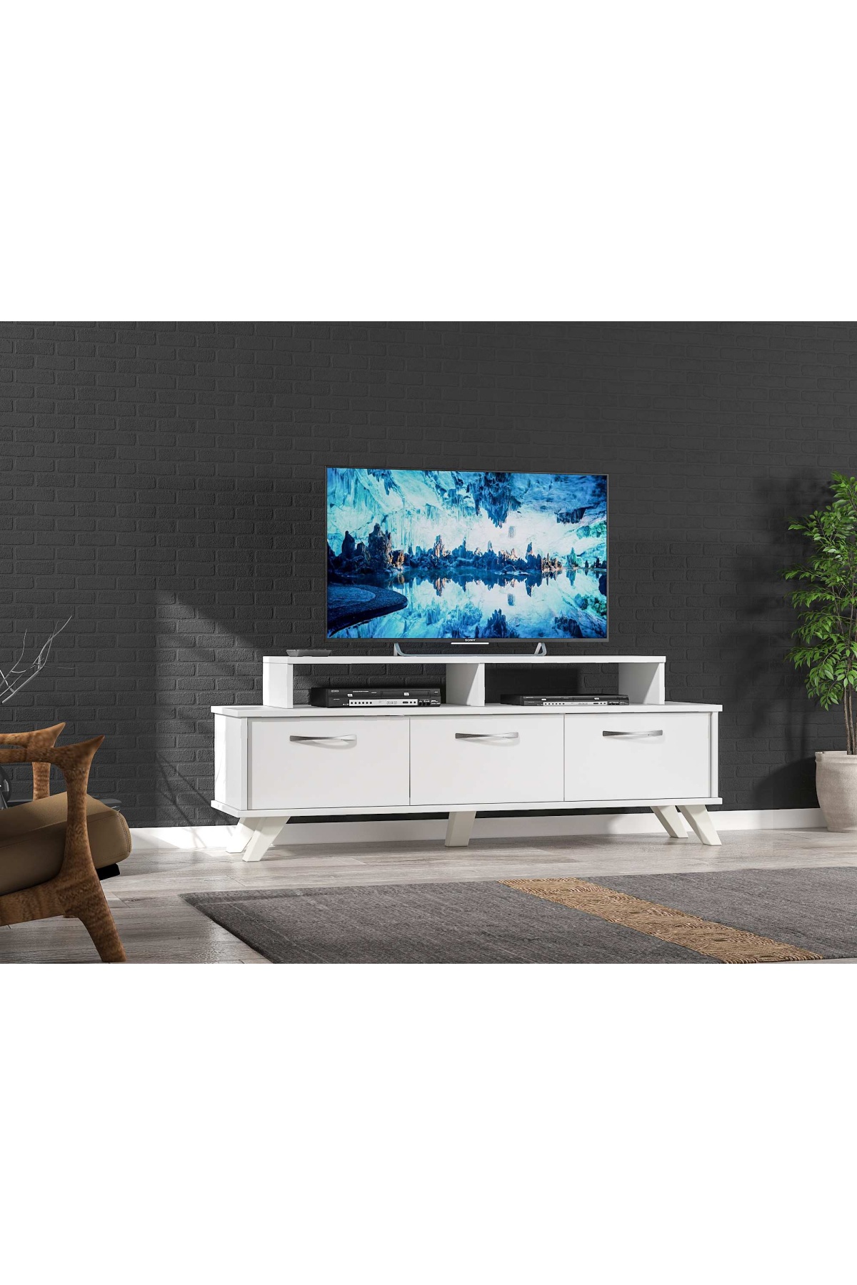 ABRE vm-451 BEYAZ TV UNİTESİ LCD SEHPASI