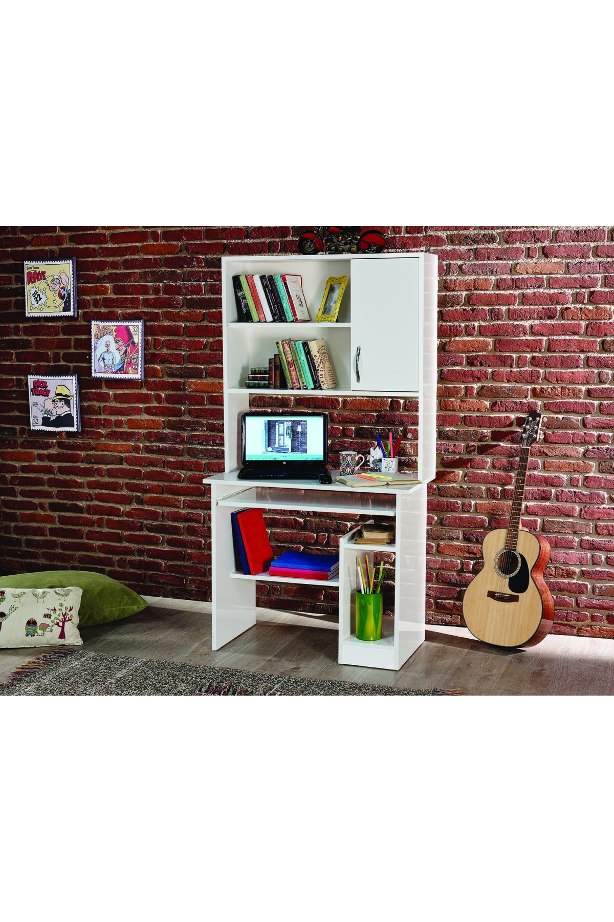 ABRE vm-642 KİTAPLIK ÇALIŞMA MASASI BİLGİSAYAR MASASI