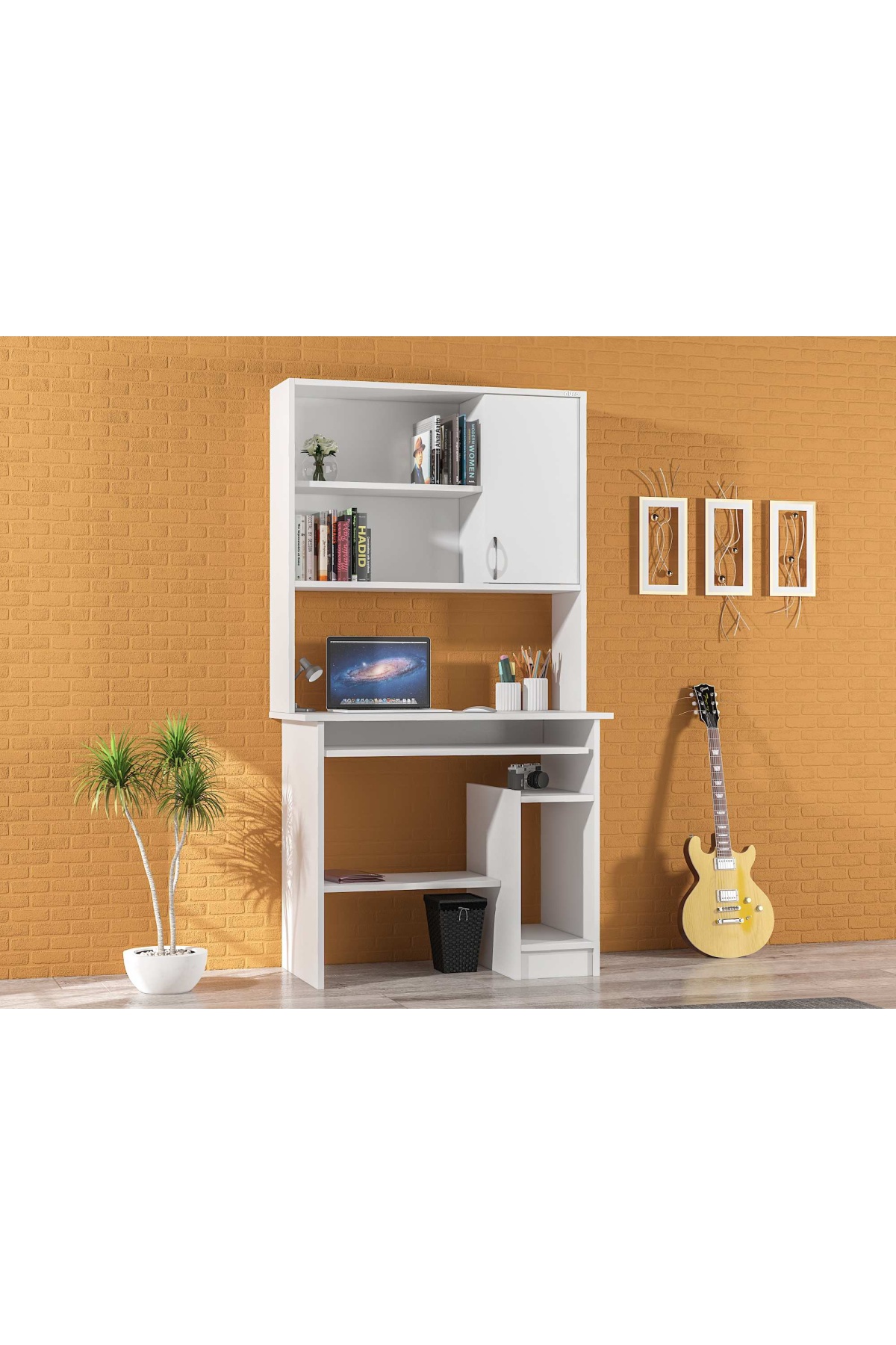 ABRE vm-642 KİTAPLIK ÇALIŞMA MASASI BİLGİSAYAR MASASI