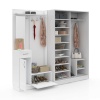 ABRE vm-36300 BEYAZ VESTİYER PORTMANTO AYAKKABILIK