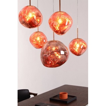 Actual Light Earth Bakır Sarkıt Avize