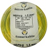 Öznur 1,5 Mm NYA Kablo - 100 Metre Sarı Yeşil